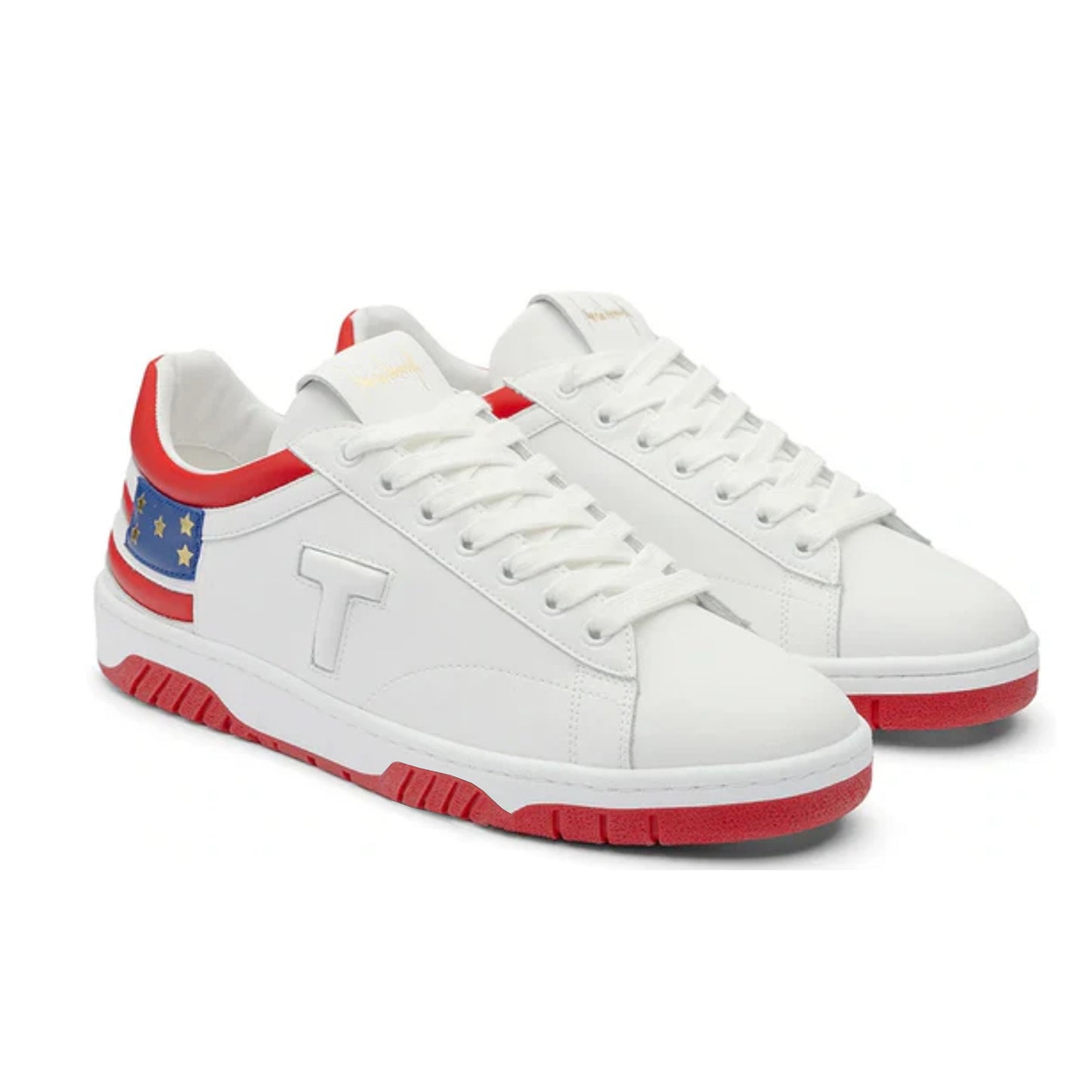 White Low-Top Sneakers