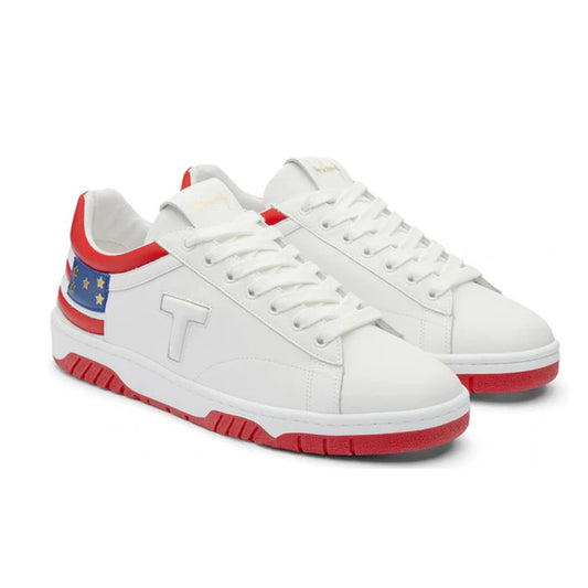 White Low-Top Sneakers