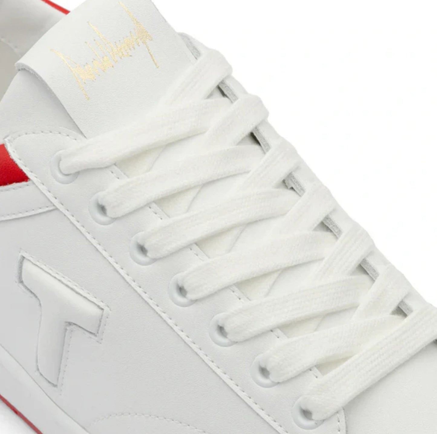 White Low-Top Sneakers